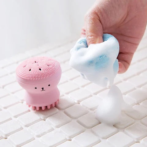 Silicone Mini Octopus Facial Cleansing Brush