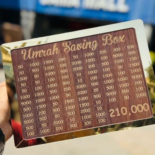 Umrah Saving Box – Save Rs. 210,000 for Your Spiritual Journey