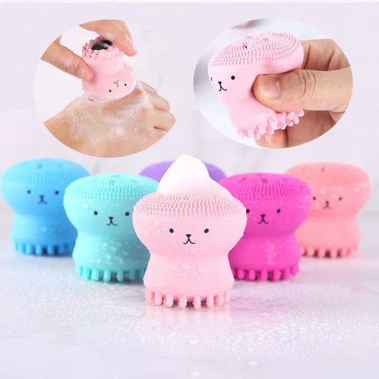 Silicone Mini Octopus Facial Cleansing Brush