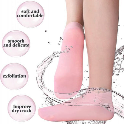 High Quality Silicone Socks | For Rough & Cracked Feet