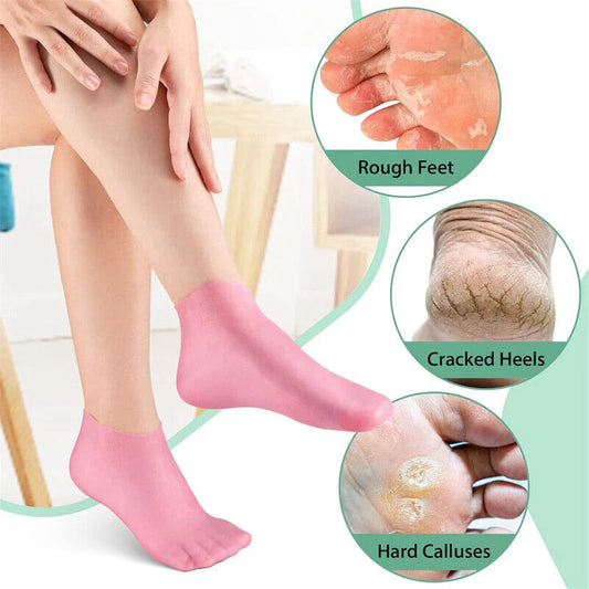 High Quality Silicone Socks | For Rough & Cracked Feet